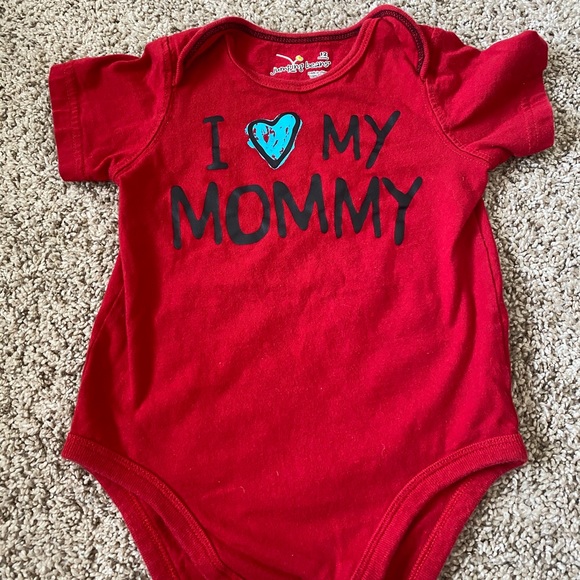 Jumping beans I love mommy onesie bodysuit size 12 months - Picture 3 of 4